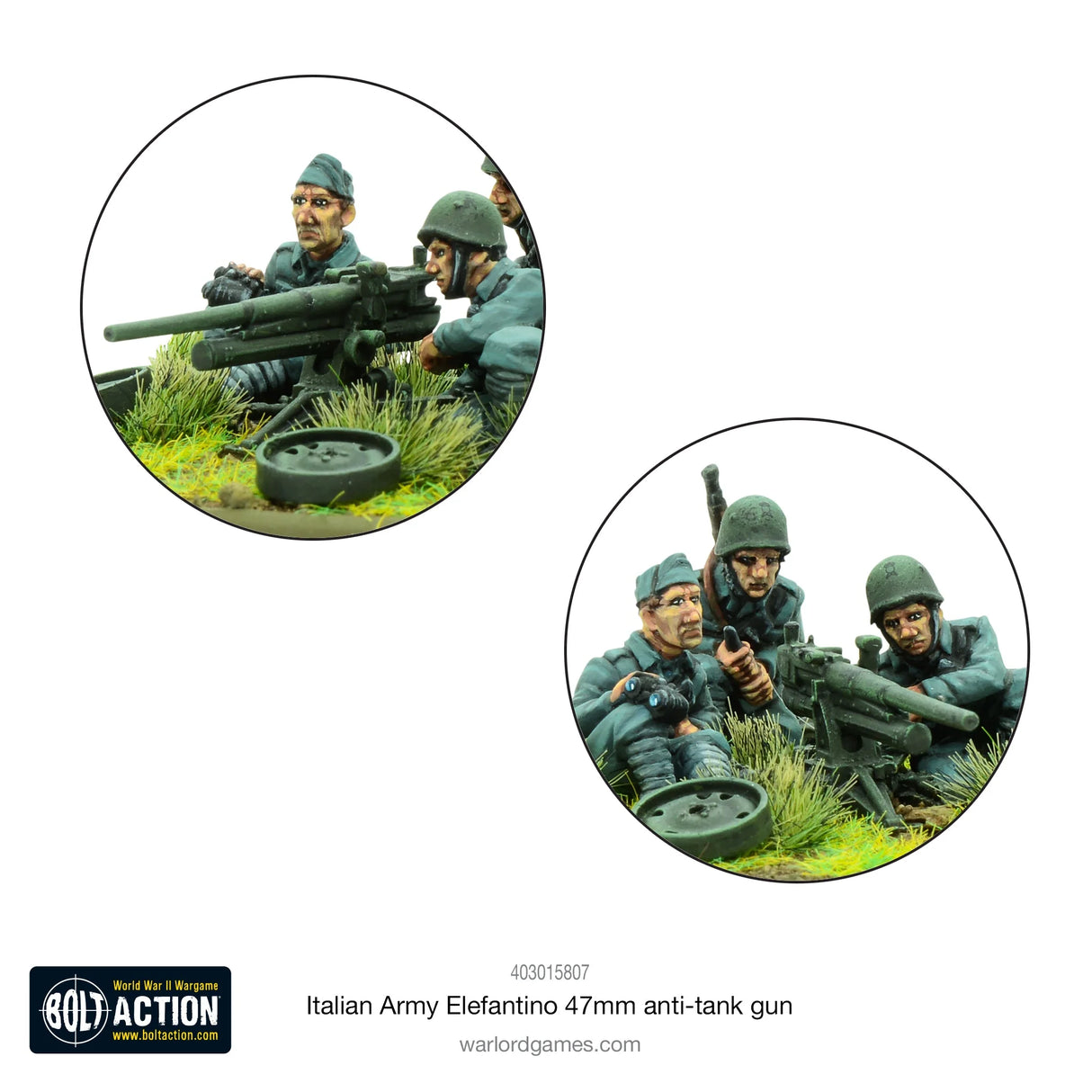 Bolt Action - Italian Army Elefantino 47mm Anti-Tank Gun