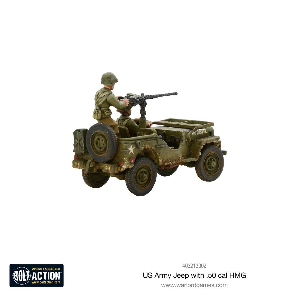 Bolt Action - US Army Jeep With 50 Cal HMG