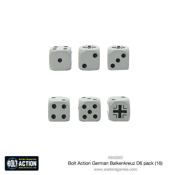 Bolt Action - D6 Dice: German Balkenkreuz