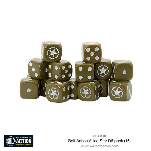 Bolt Action - D6 Dice: Allied Star