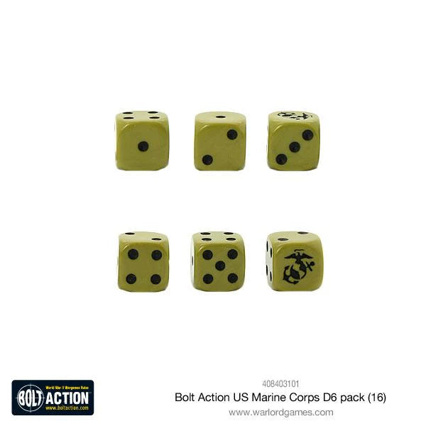 Bolt Action - D6 Dice: US Marine Corps