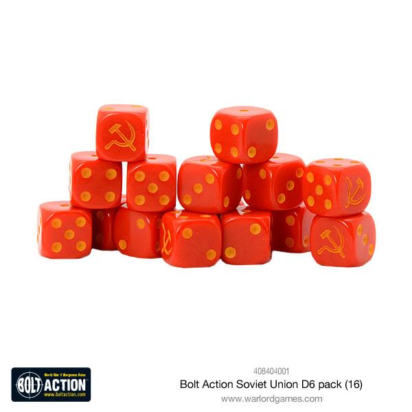 Bolt Action - D6 Dice: Soviet Union