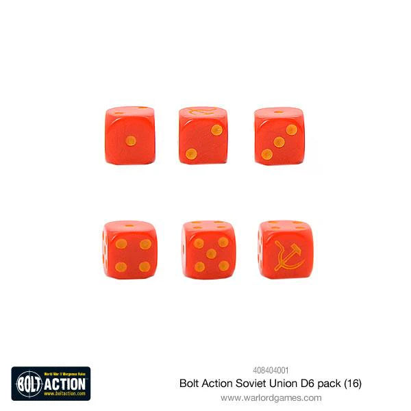 Bolt Action - D6 Dice: Soviet Union