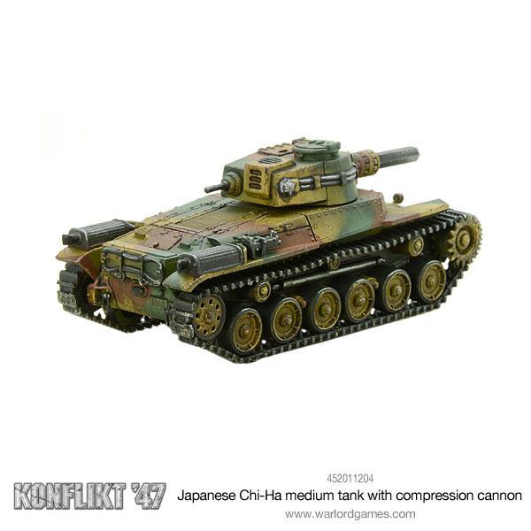 Konflikt '47 - Empire of Japan: Chi-Ha with Compression Cannon