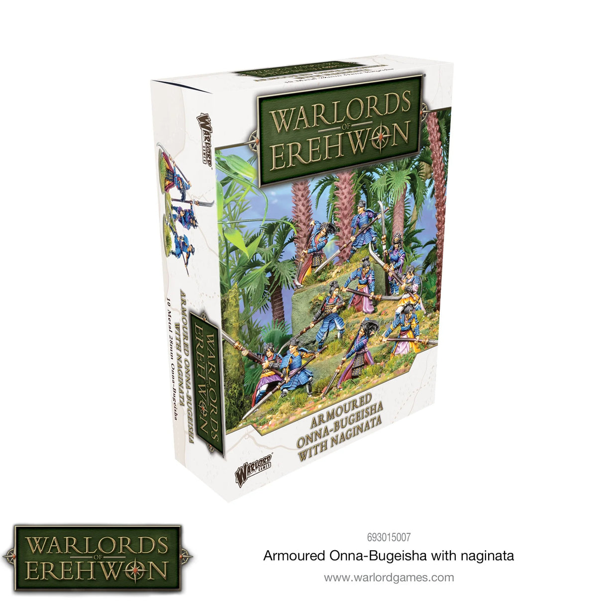 Warlords of Erehwon - Armoured Onna-Bugeisha with Naginata