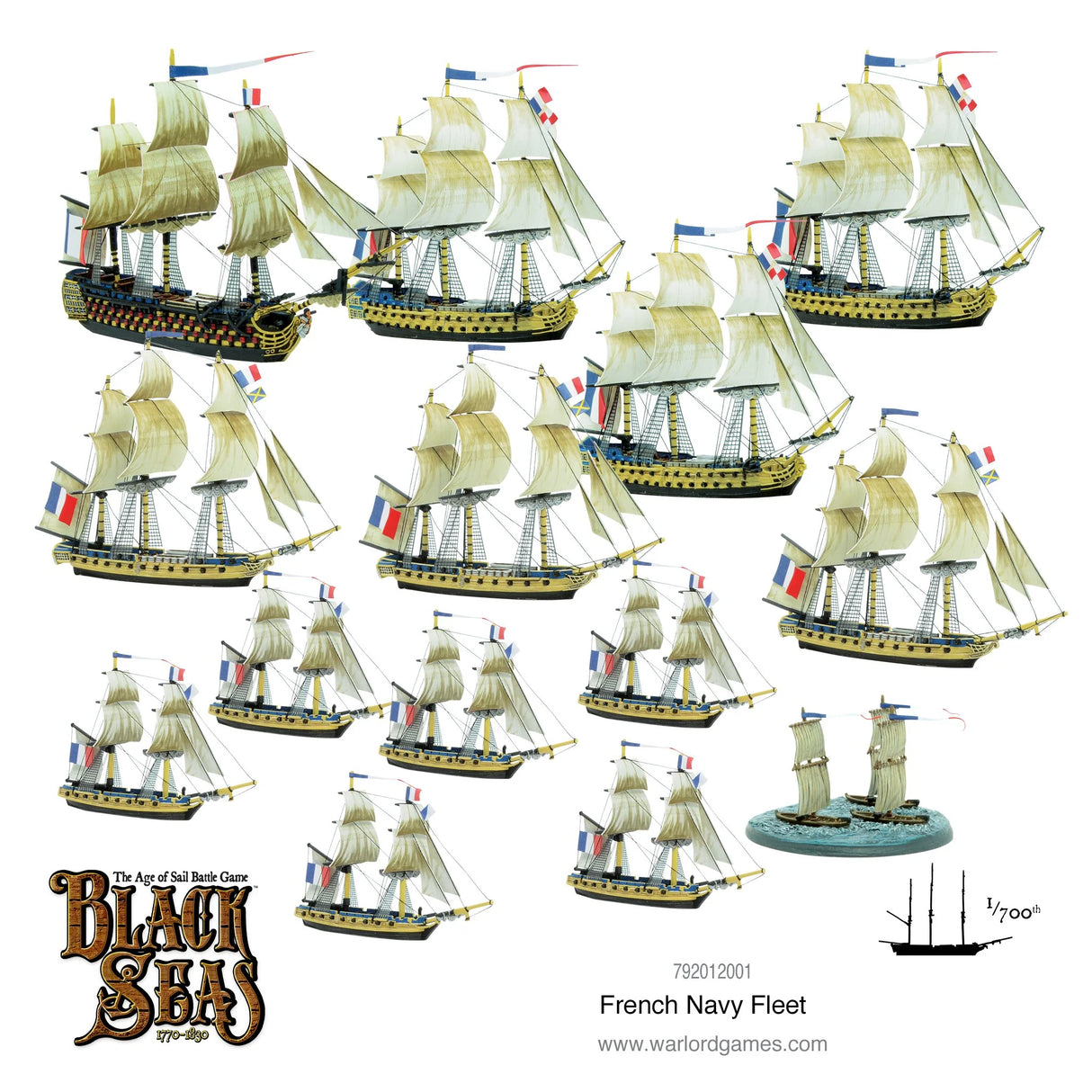 Black Seas - French Navy Fleet: French Starter Set