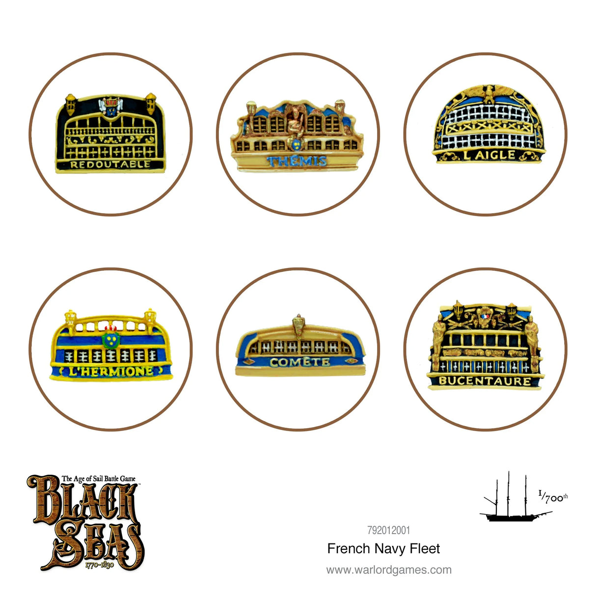 Black Seas - French Navy Fleet: French Starter Set