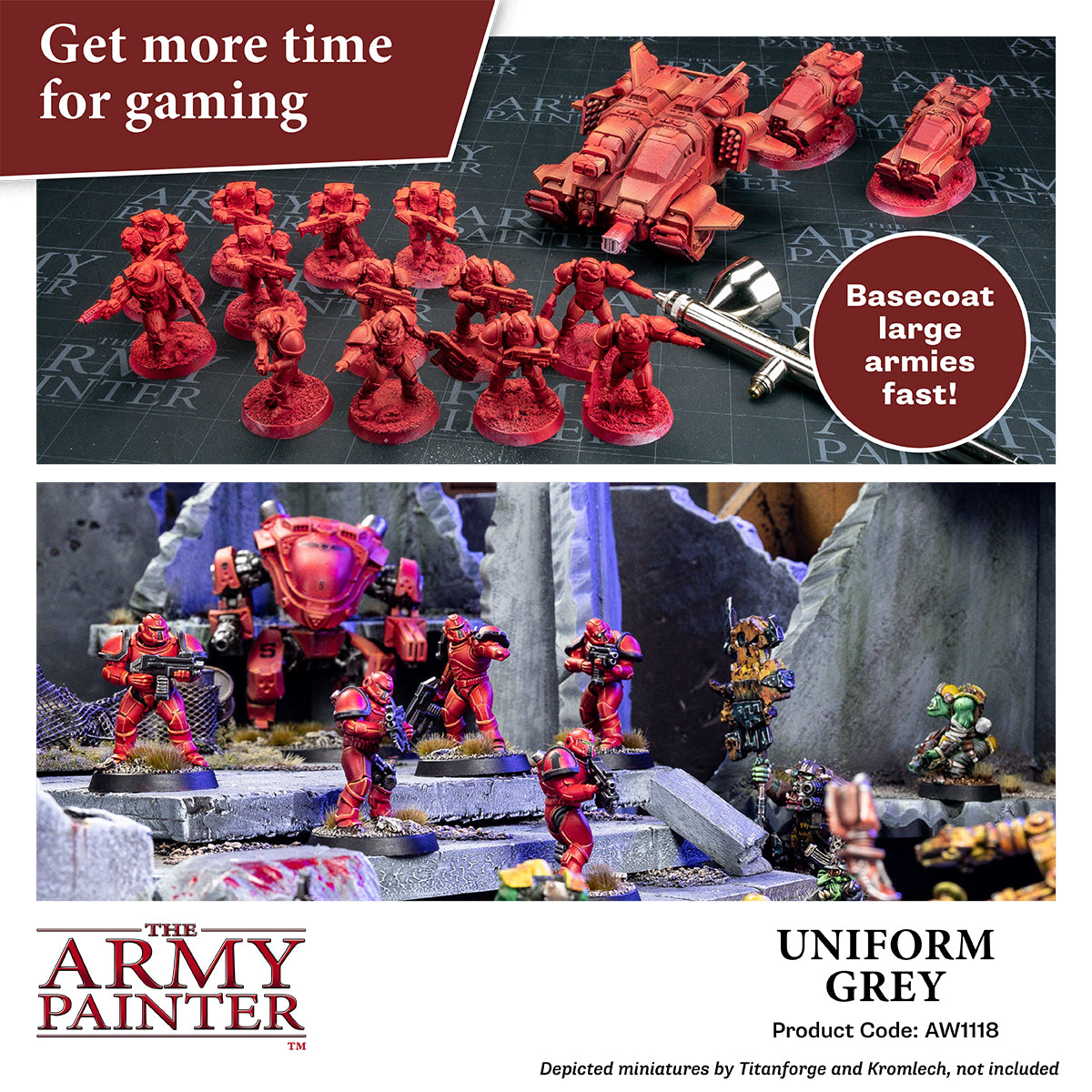 The Army Painter - Warpaints Air: Uniform Grey