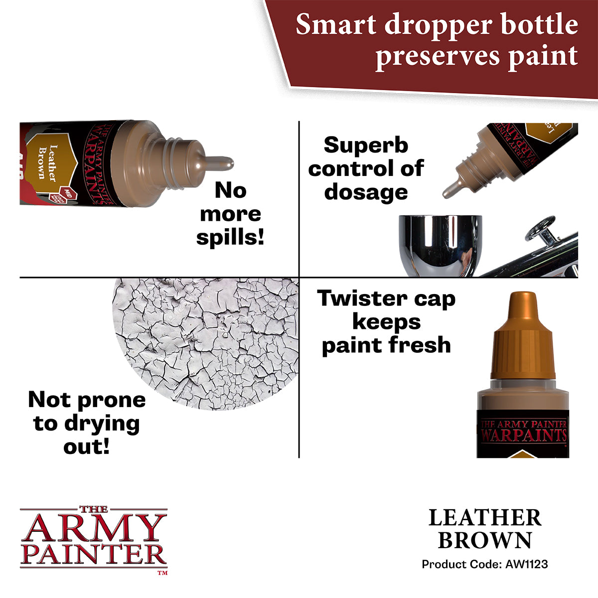The Army Painter - Warpaints Air: Leather Brown