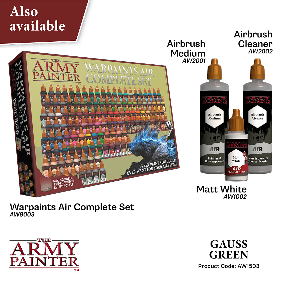 The Army Painter - Warpaints Air Fluorescent: Gauss Green