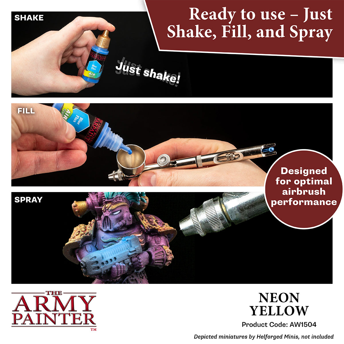 The Army Painter - Warpaints Air Fluorescent: Neon Yellow