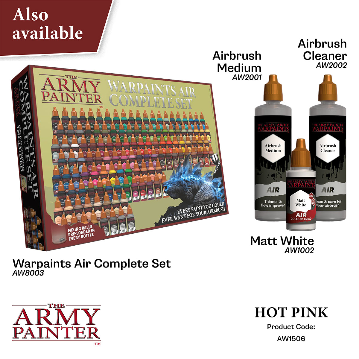 The Army Painter - Warpaints Air Fluorescent: Hot Pink