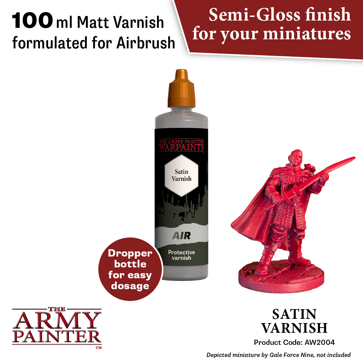 The Army Painter - Warpaints Air Accessories: Aegis Suit Satin Varnish