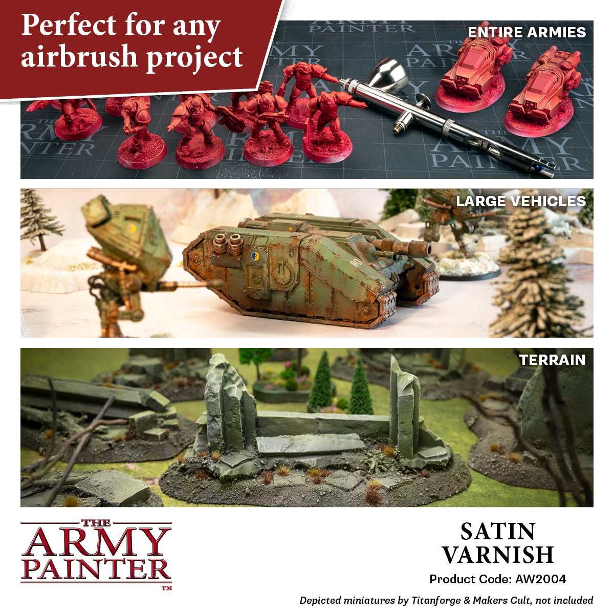 The Army Painter - Warpaints Air Accessories: Aegis Suit Satin Varnish