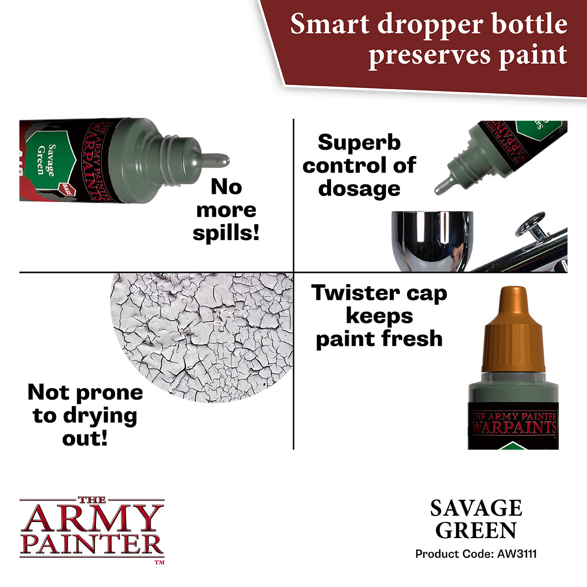 The Army Painter - Warpaints Air: Savage Green