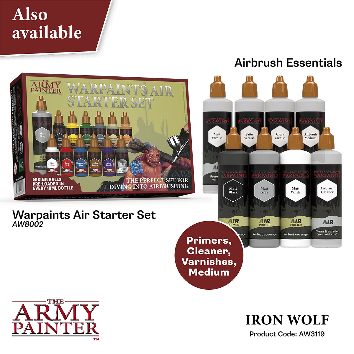 The Army Painter - Warpaints Air: Iron Wolf
