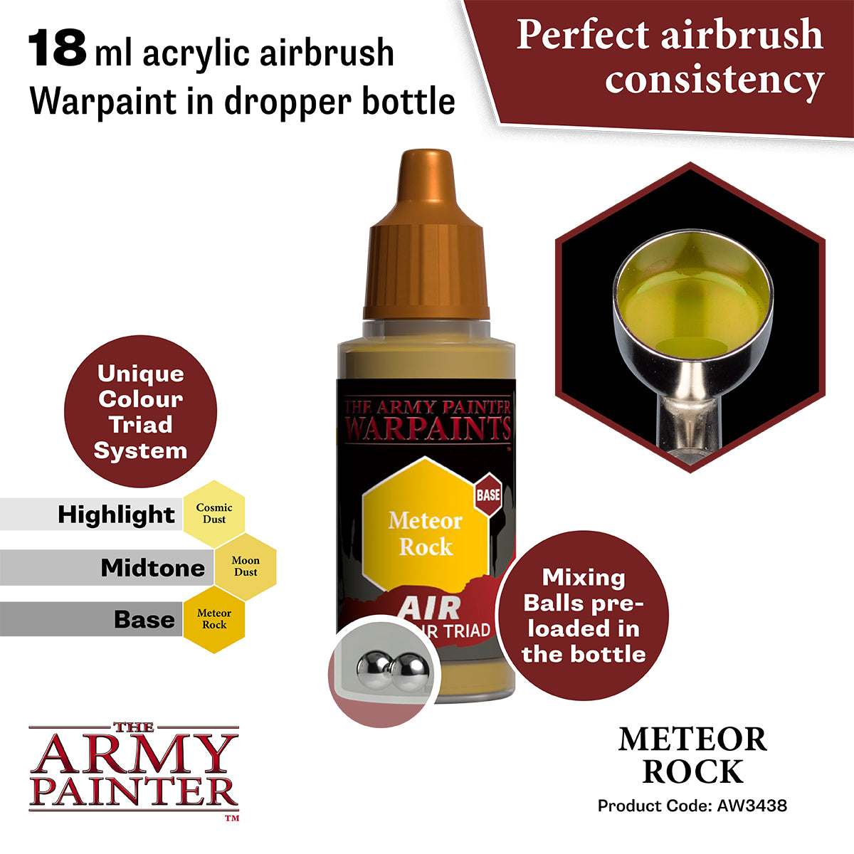 The Army Painter - Warpaints Air: Meteor Rock