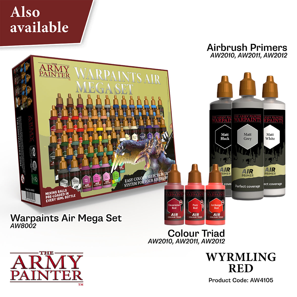 The Army Painter - Warpaints Air: Wyrmling Red