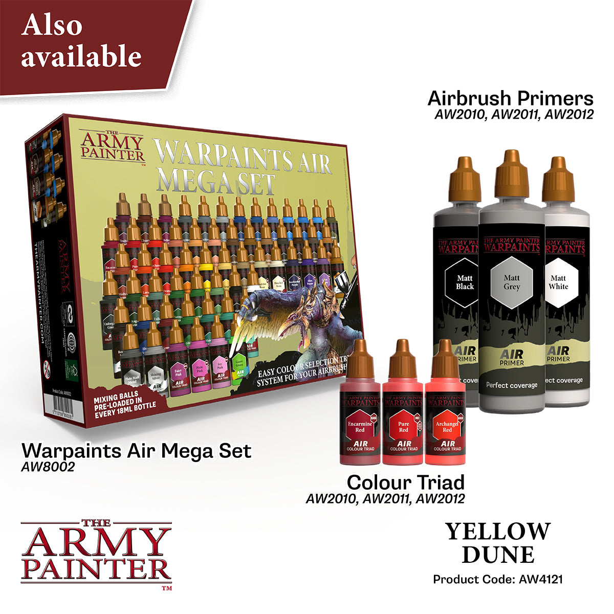 The Army Painter - Warpaints Air: Yellow Dune