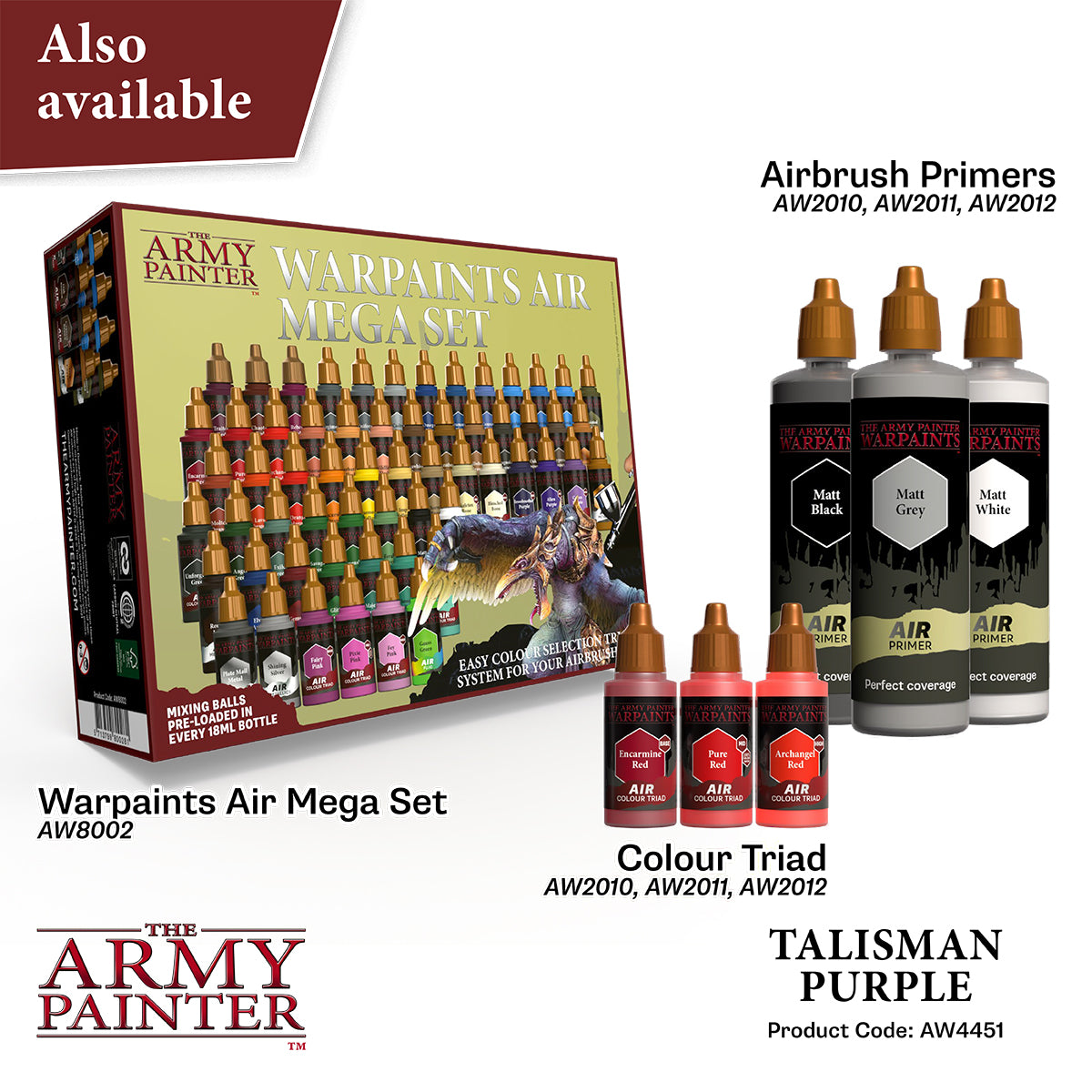 The Army Painter - Warpaints Air: Talisman Purple