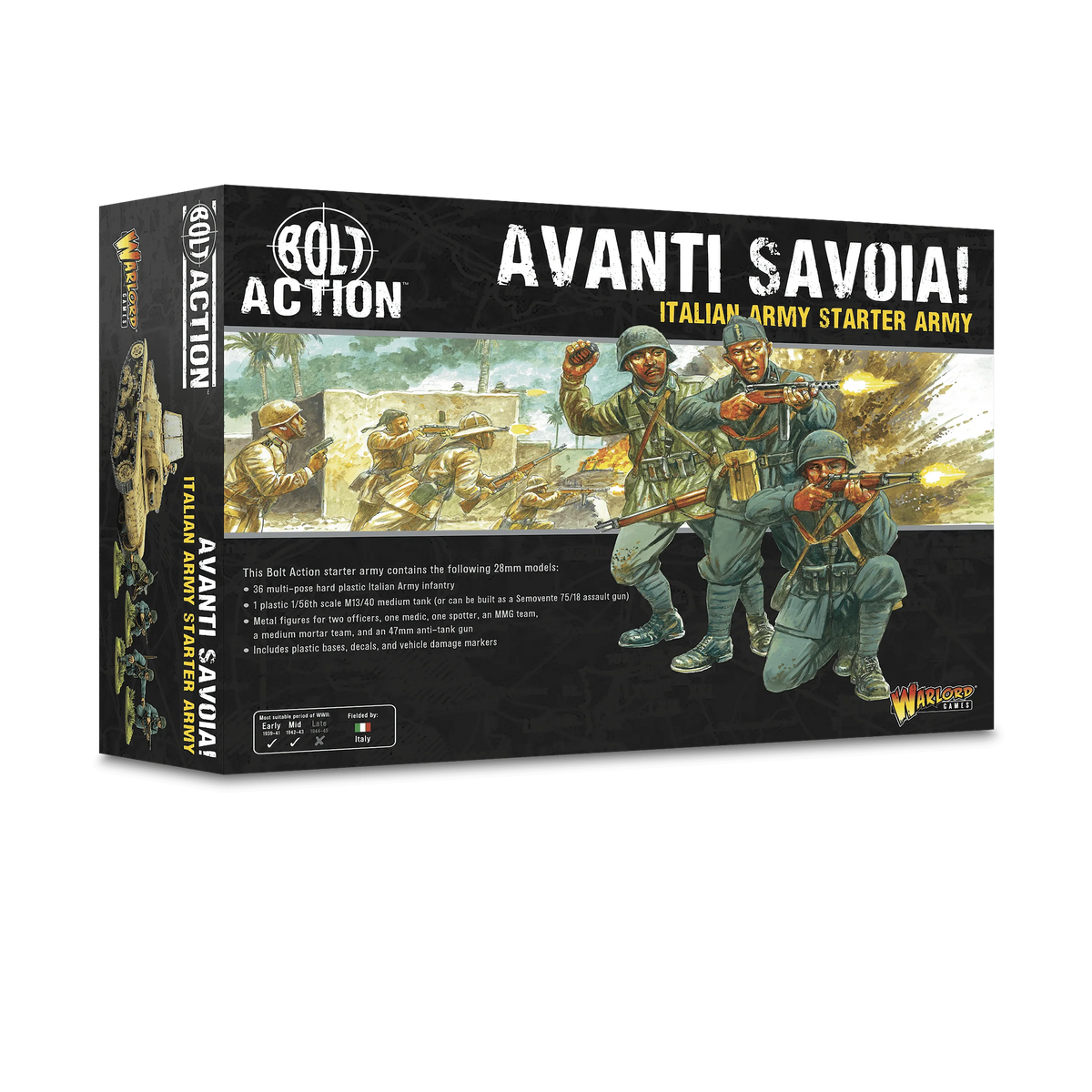 Bolt Action - Avanti Savoia! - Italian Army Starter Army