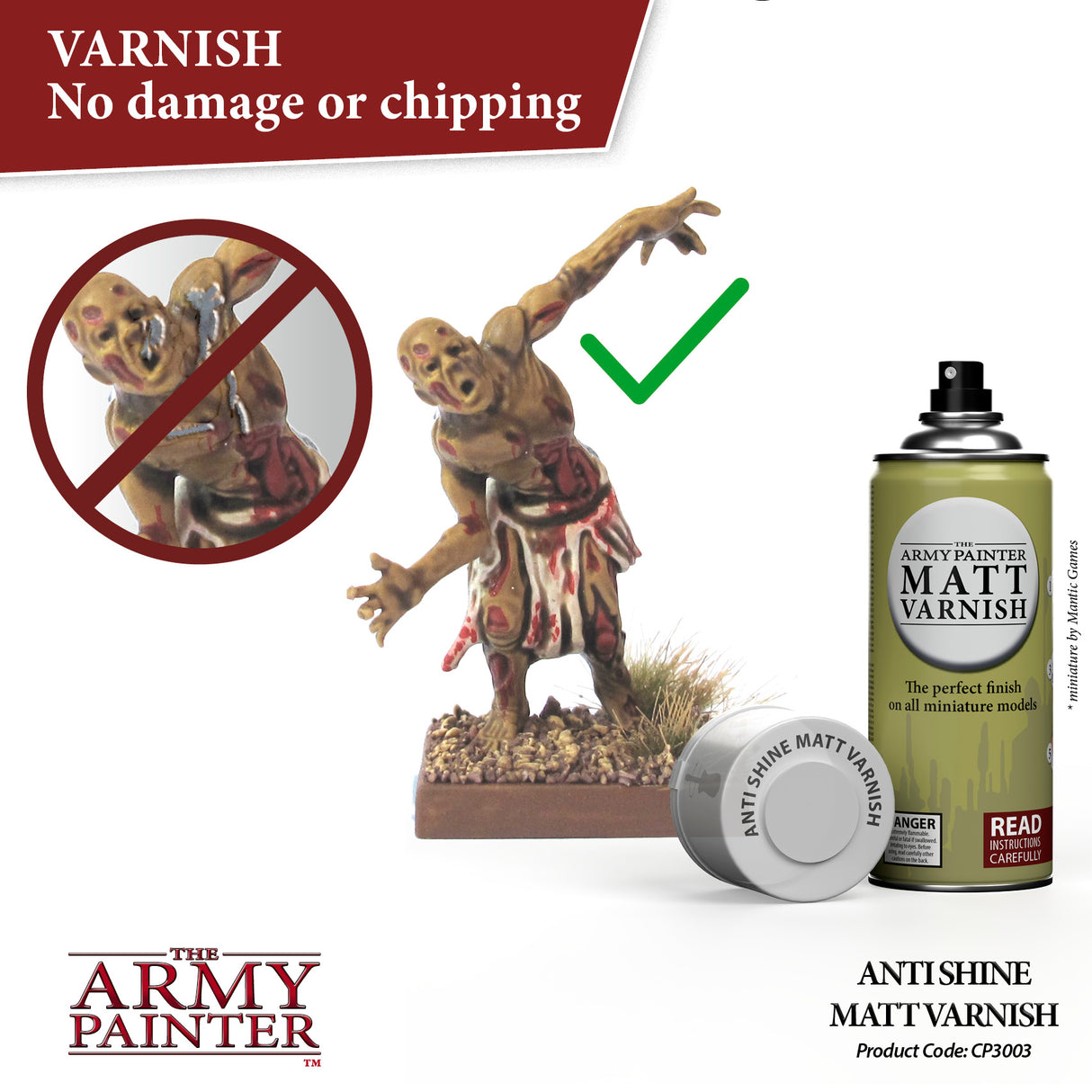 The Army Painter - Colour Primer: Anti-Shine Matt Varnish