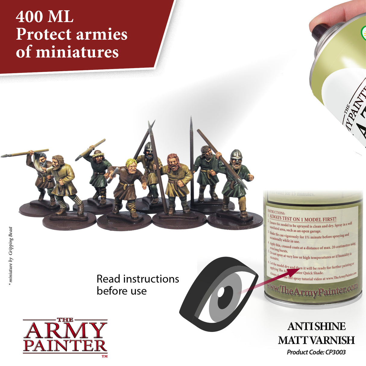 The Army Painter - Colour Primer: Anti-Shine Matt Varnish
