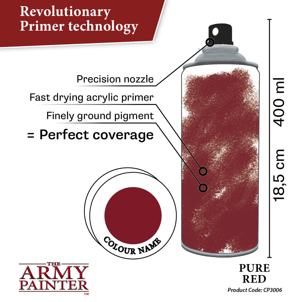 The Army Painter - Colour Primer: Pure Red