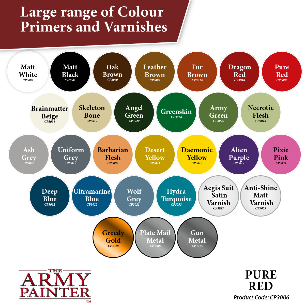 The Army Painter - Colour Primer: Pure Red