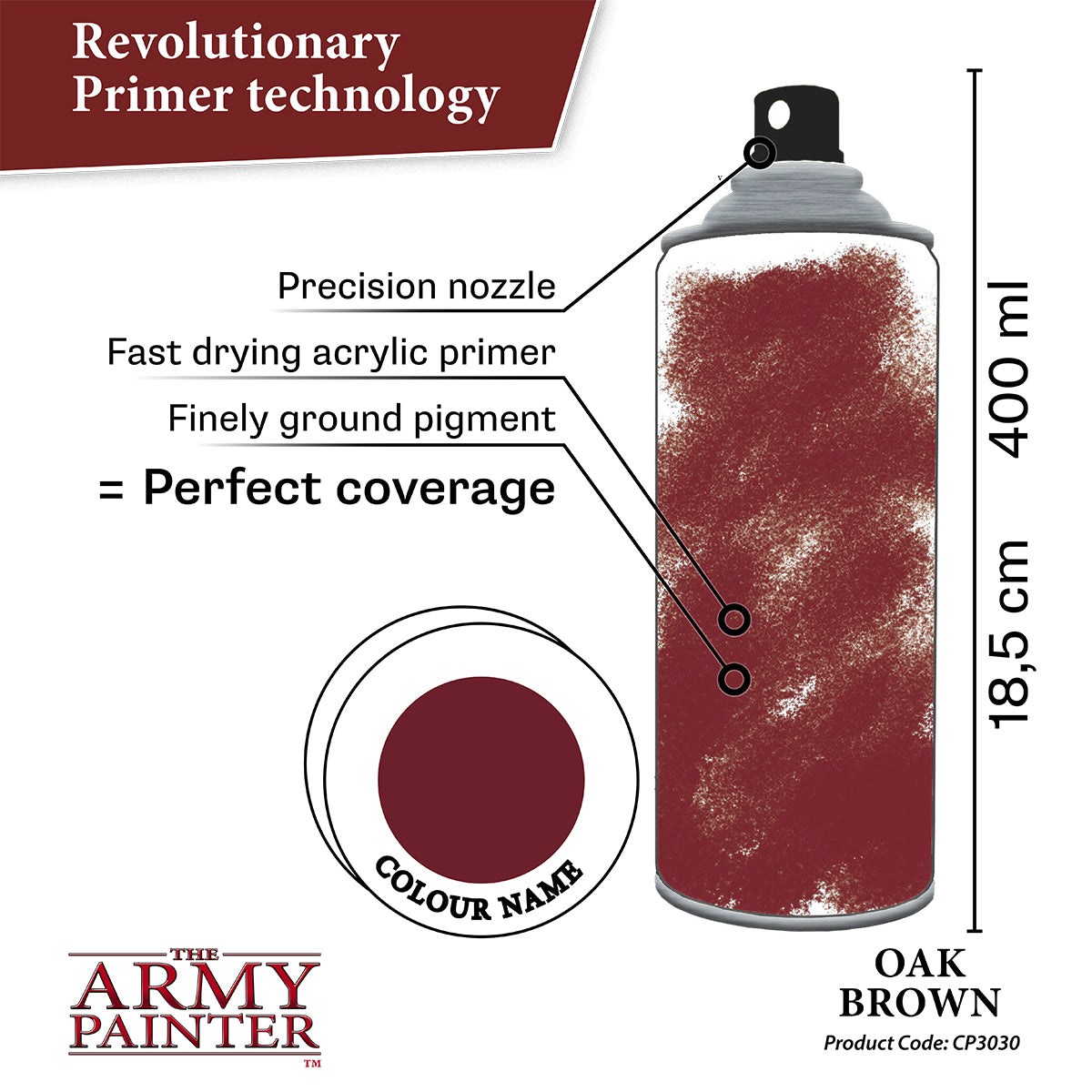 The Army Painter - Colour Primer: Oak Brown