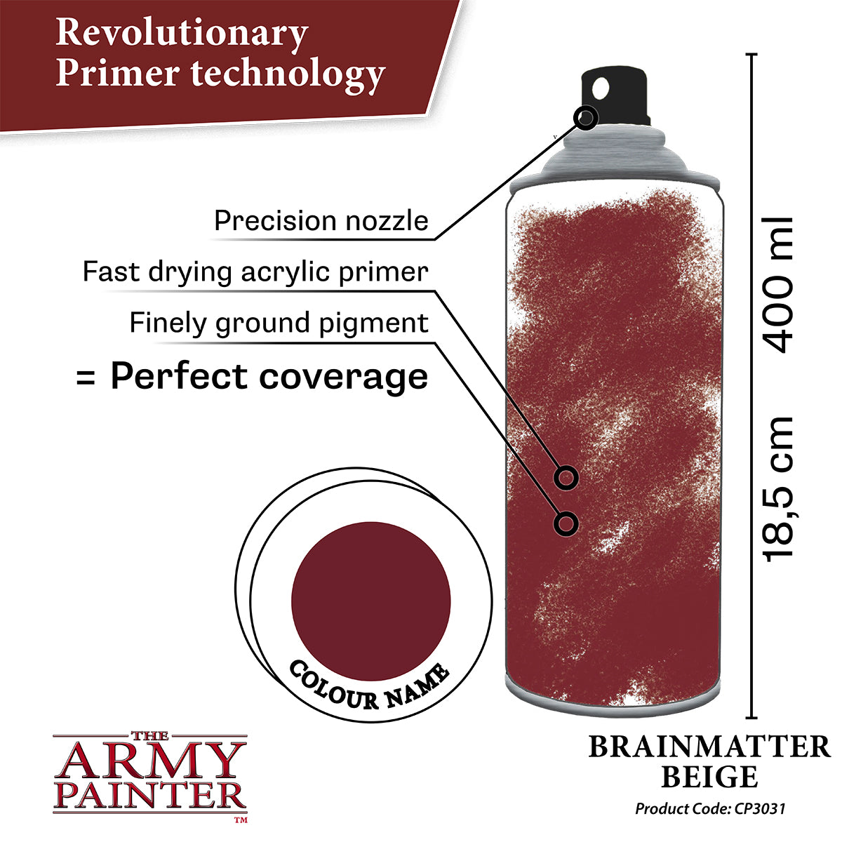 The Army Painter - Colour Primer: Brainmatter Beige