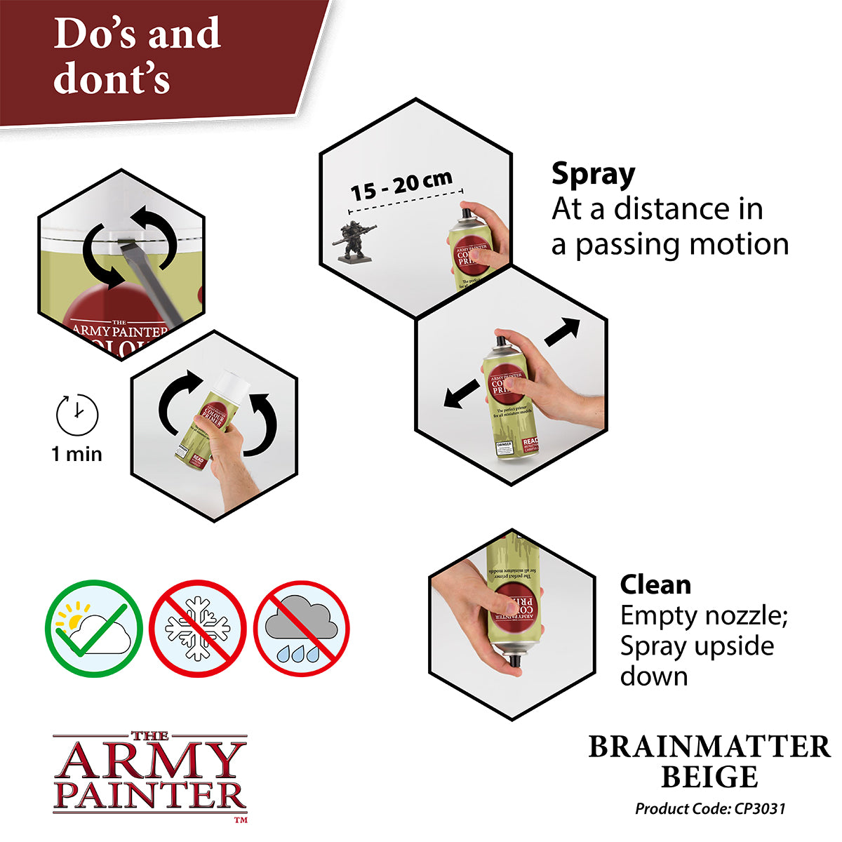 The Army Painter - Colour Primer: Brainmatter Beige