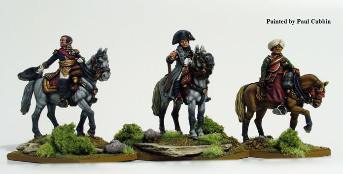 Perry Miniatures - French Napoleon and Staff Mounted (includes Napoleon, Marshal Soult and Mameluke Ali)