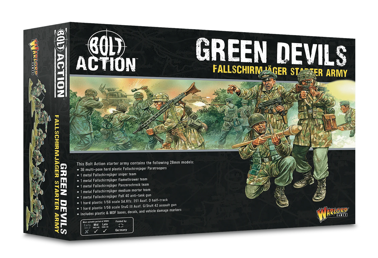 Bolt Action - Green Devils - Fallschirmjager Starter Army