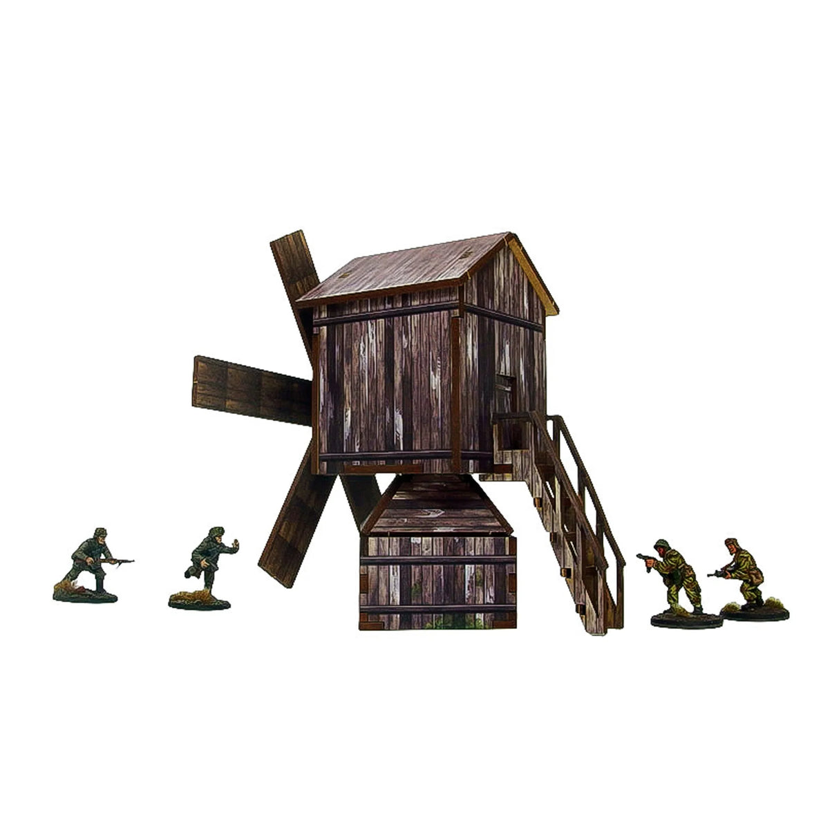 Micro Art Studio - Pre-Painted WW2 Ostfront Village Windmill