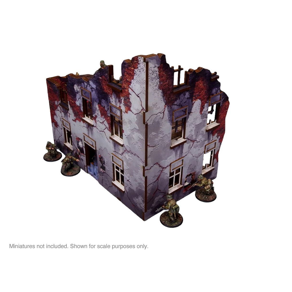 Micro Art Studio - Pre-Painted WW2 Ostfront Stalingrad Apartment Block Front