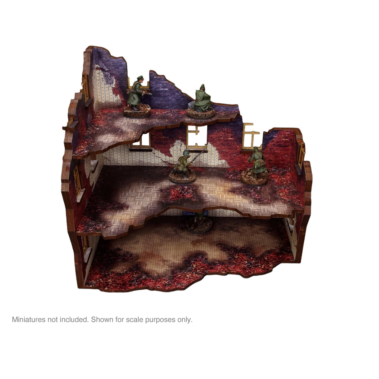 Micro Art Studio - Pre-Painted WW2 Ostfront Stalingrad Apartment Block Front