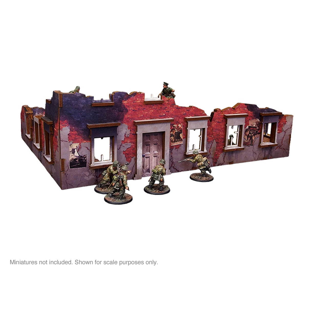 Micro Art Studio - Pre-Painted WW2 Ostfront Stalingrad Ruined Building