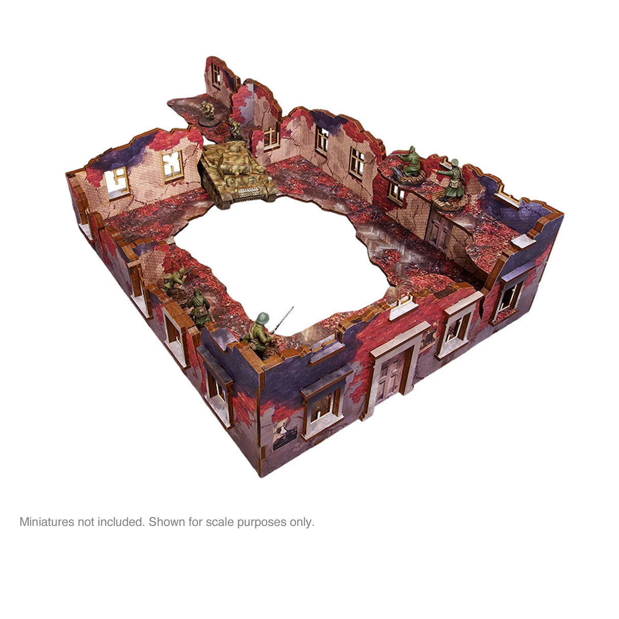 Micro Art Studio - Pre-Painted WW2 Ostfront Stalingrad Ruined Building