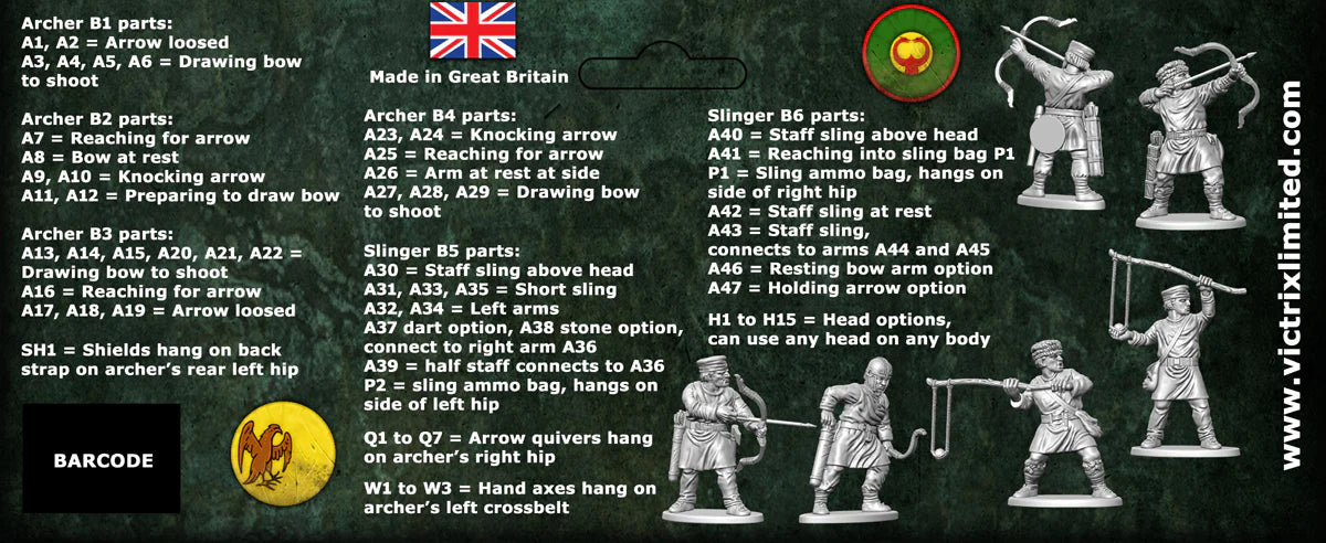 Victrix Miniatures - Late Roman Archers and Slingers
