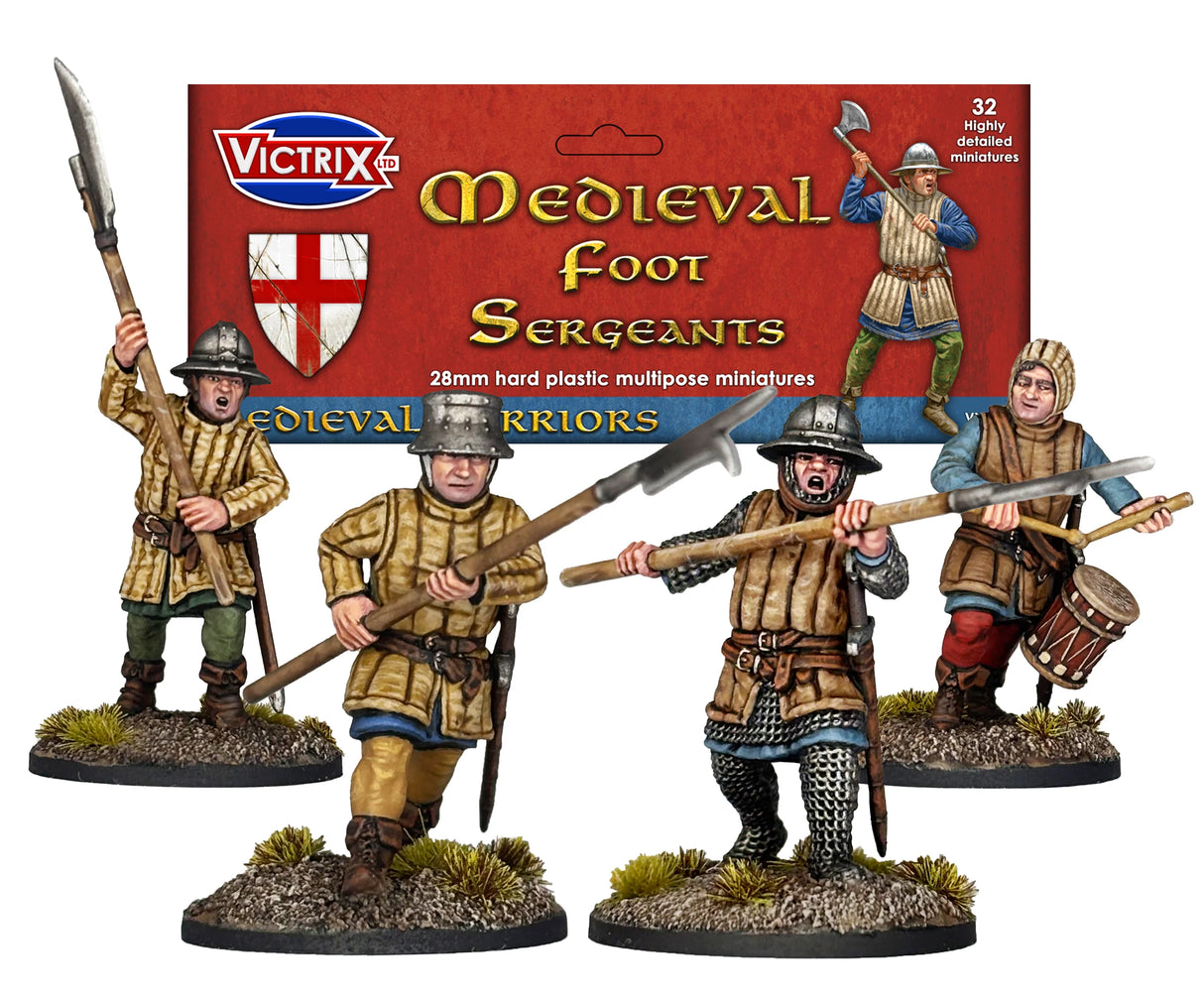 Victrix Miniatures - Medieval Foot Sergeants