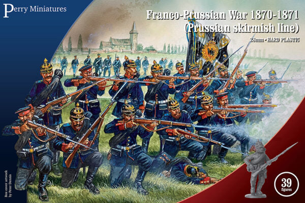 Perry Miniatures - Prussian Infantry Skirmishing 1870-1871