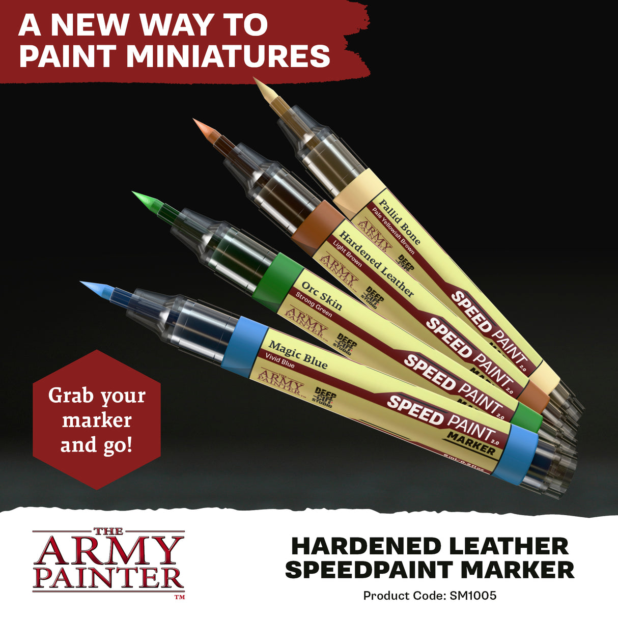 The Army Painter - Speedpaint Marker: Hardened Leather