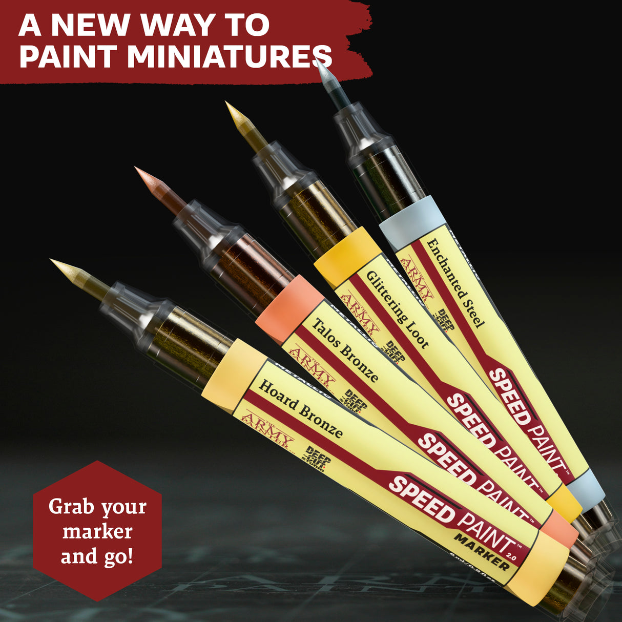 The Army Painter - Speedpaint Marker: Metallics Set PRE ORDER
