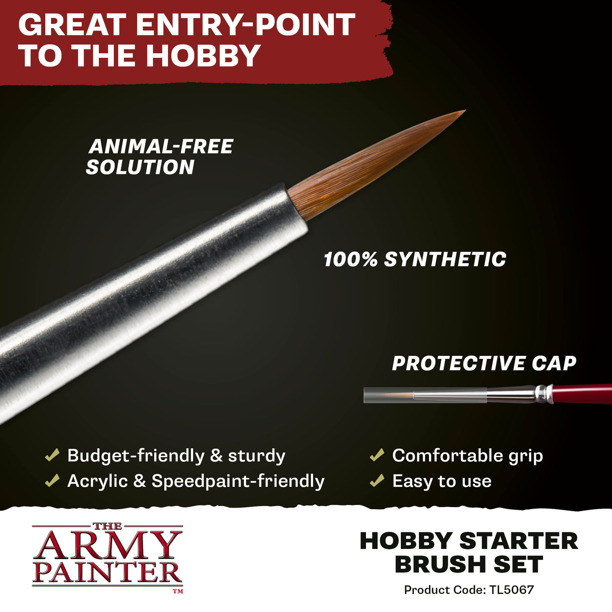 The Army Painter - Hobby Starter Brush Set