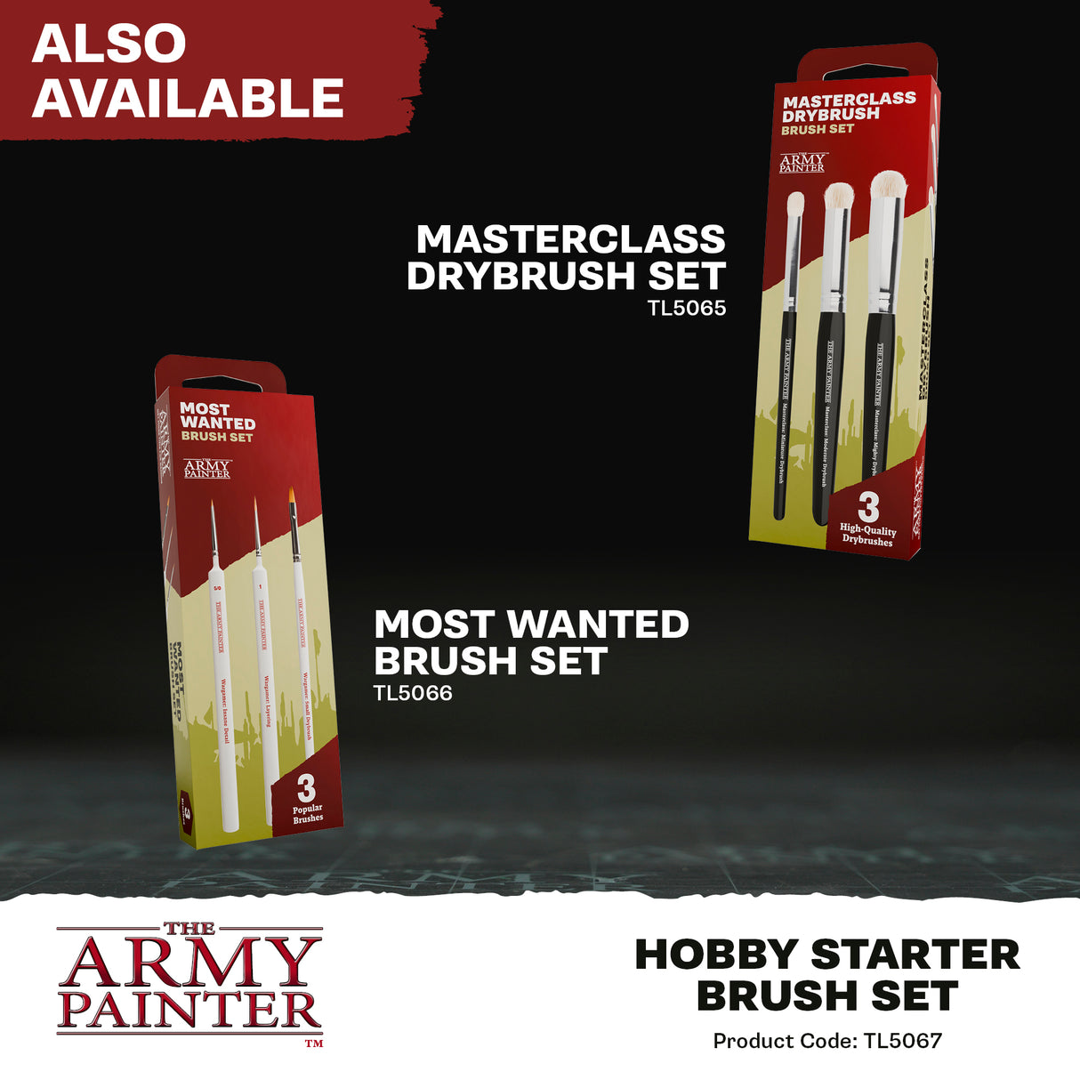 The Army Painter - Hobby Starter Brush Set