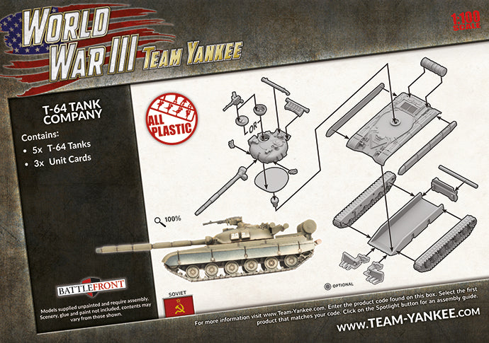 World War III - Soviet: T-64 Tankovy Company