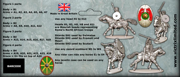 Victrix Miniatures - Late Roman Unarmoured Cavalry