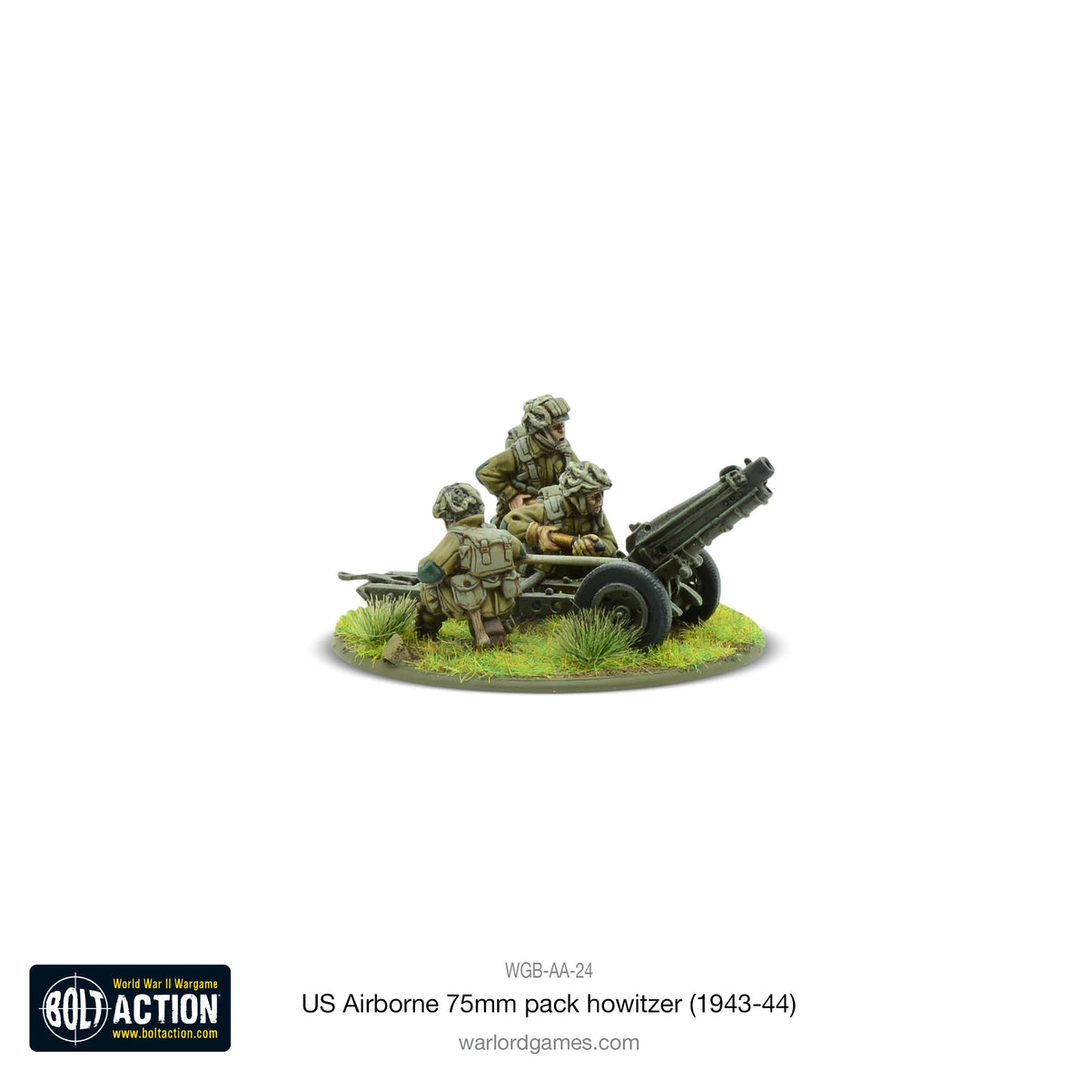 Bolt Action US Airborne 75mm Pack Howitzer Light Artillery War And bolt-action-us-airborne-75mm-pack-howitzer-light-artillery-war-and