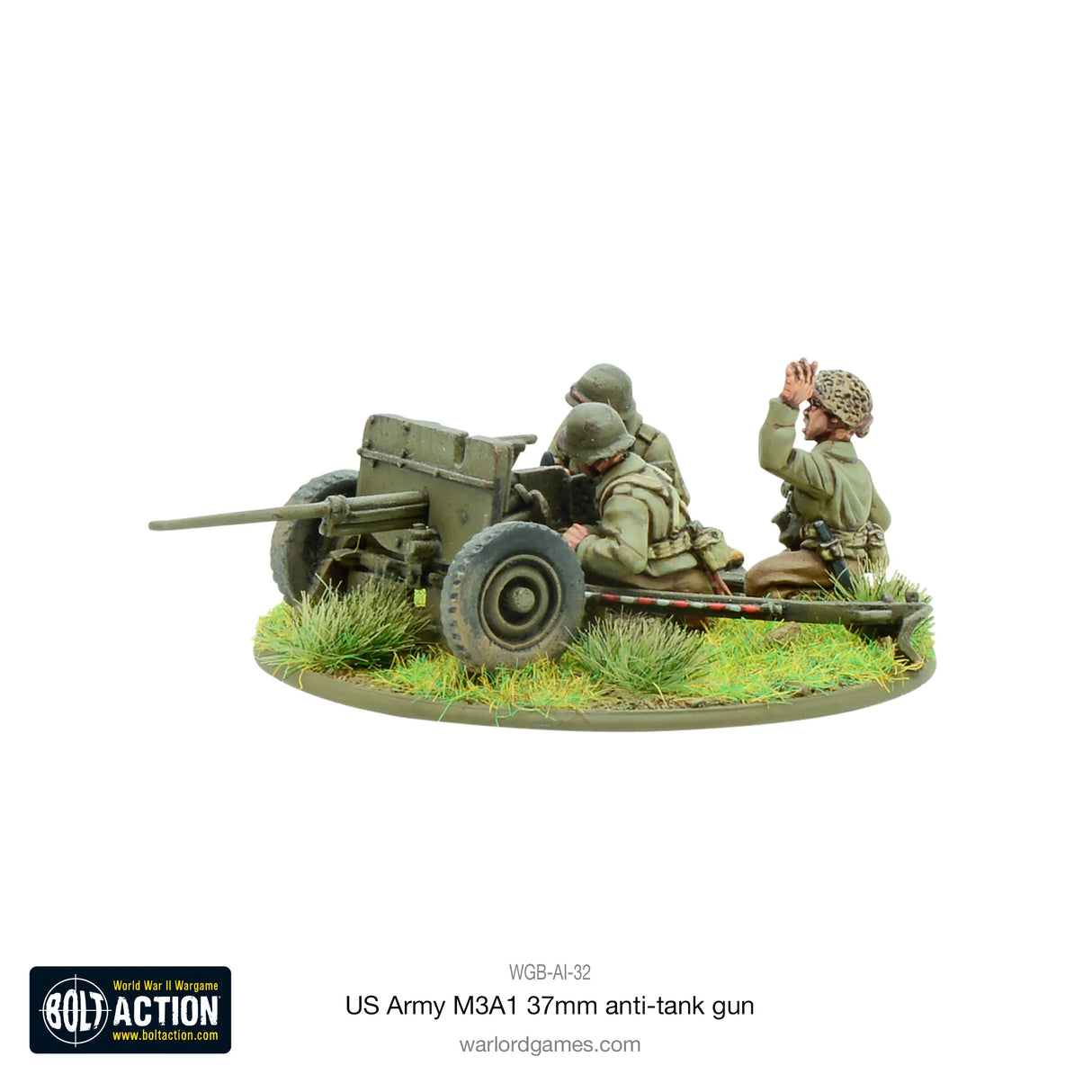 Bolt Action - US Army M3A1 37mm Anti-Tank Gun